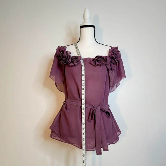 Charlotte Russe Chiffon Blouse - Picture 13 of 16